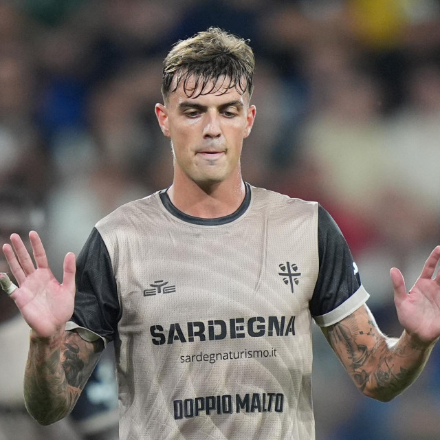 Daniel Maldini slavi gol protiv Atalante