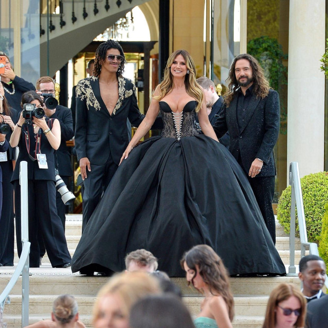 Henry Samuel, Heidi Klum i Tom Kaulitz 