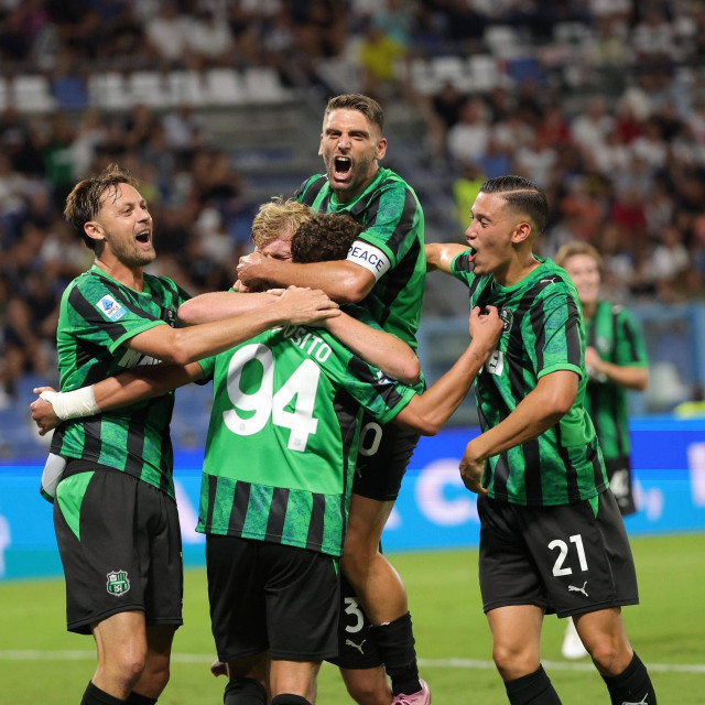 Slavlje igrača Sassuola