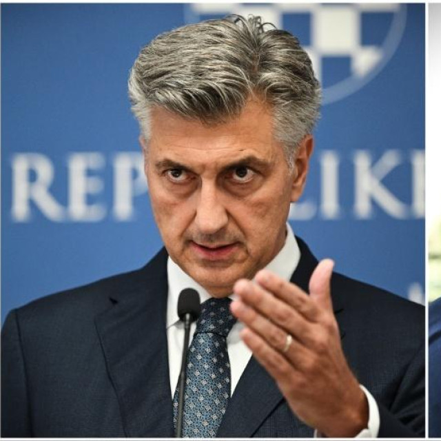Andrej Plenković i Siniša Hajdaš Dončić
