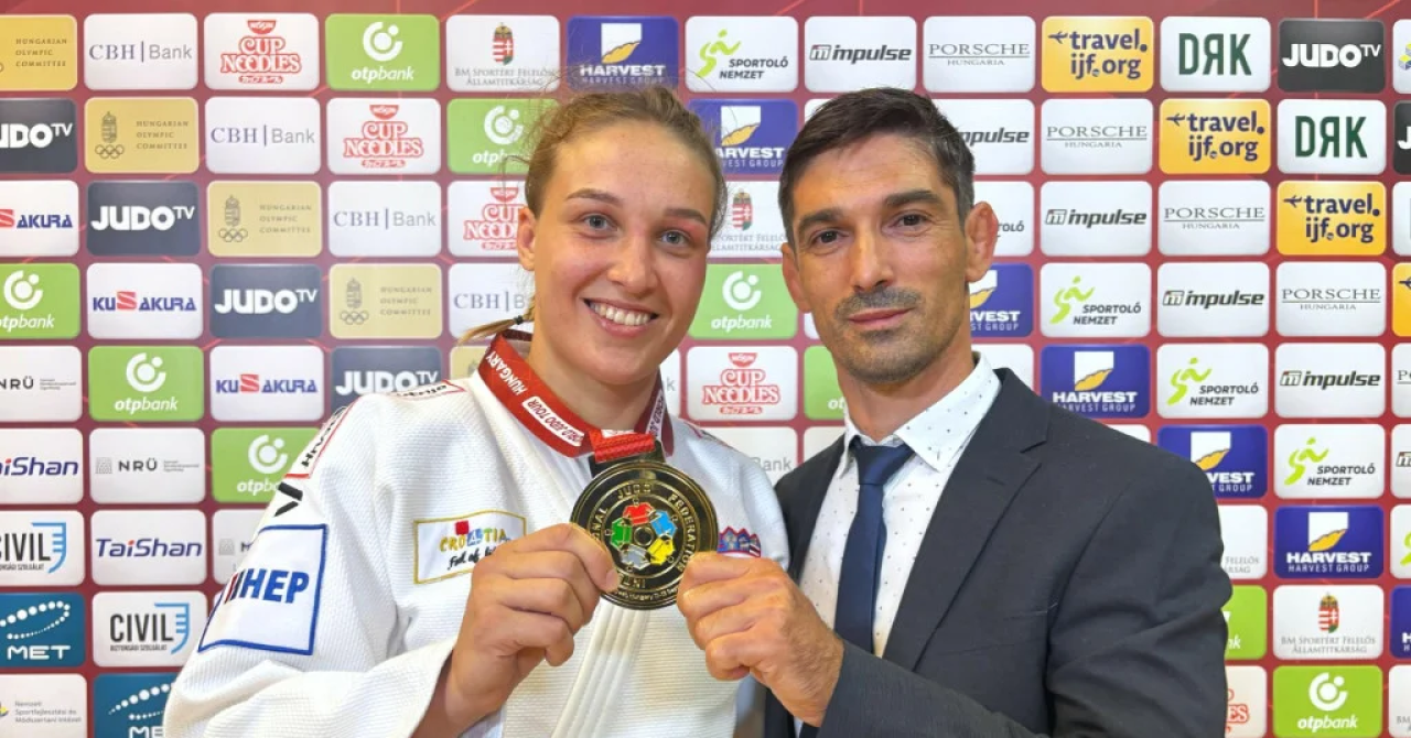 Croatian judoka Petrunjela Pavić wins gold at Budapest Grand Slam
