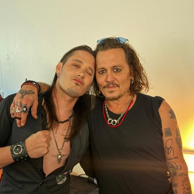 Dino Jelusić i Johnny Depp