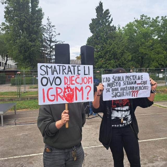 Prosvjed u Zagrebu