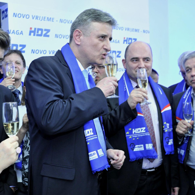 Andrej Plenković, Tomislav Karamarko, Milijan Brkić (arhiva)