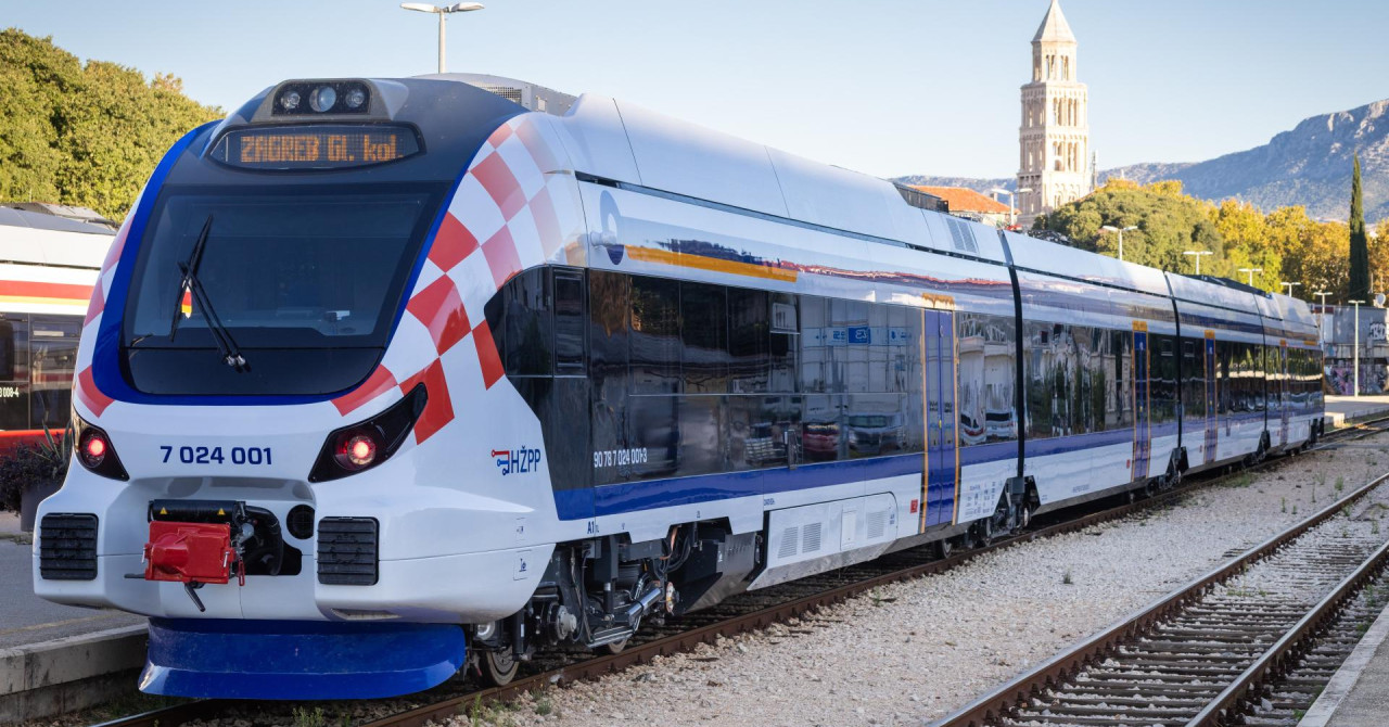 New hybrid train enters service on Split–Zagreb route