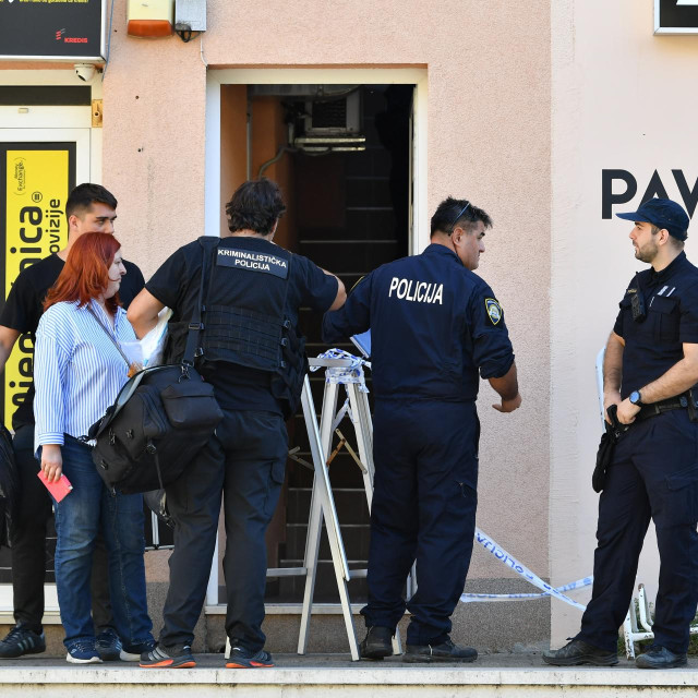 Kriminalistička policija obavlja očevid