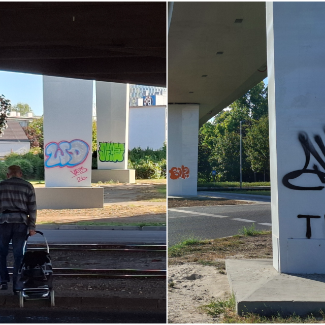 Petlja je opet zašarana grafitima