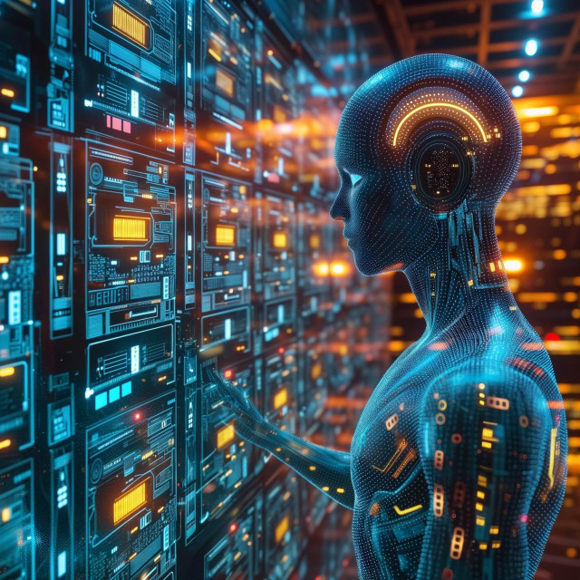 AI Umjetna inteligencija robot