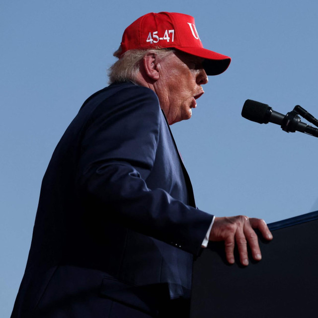 Američki predsjednik Donald Trump govori na skupu u američkoj saveznoj državi Sjevernoj Karolini