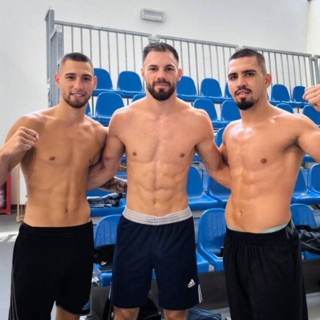 Fabijan Tomkić, Gabrijel Veočić i Antonio Grabić