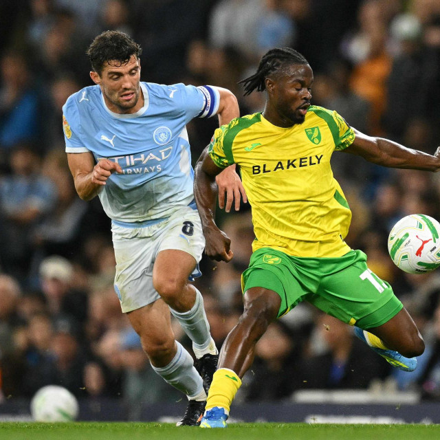 Mateo Kovačić (Manchester City) i Darlin Yongwa (Norwich City)