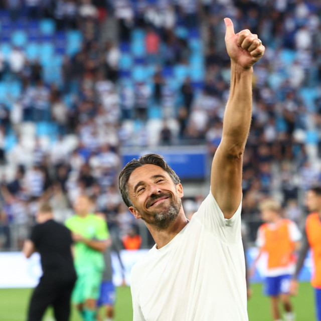 Trener Osijeka Federico Bessone