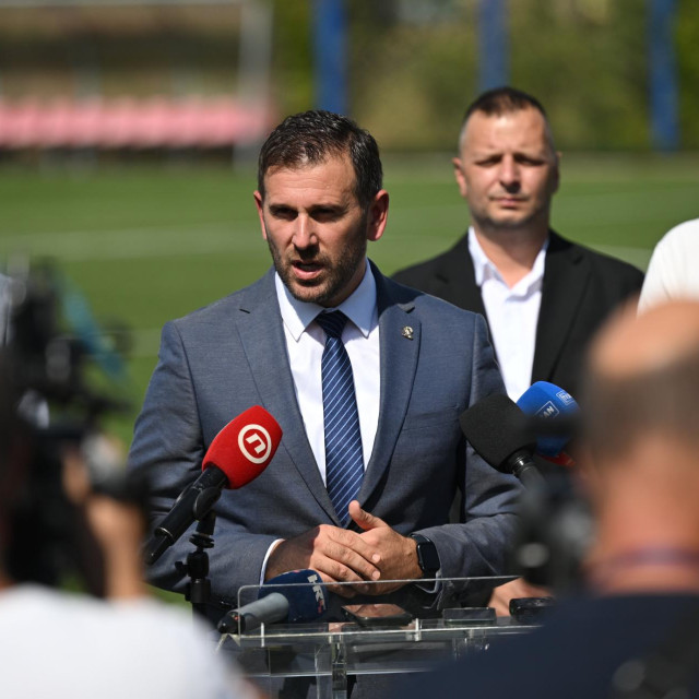 Tomislav Šuta na prezentaciji Hajdukovog kampa