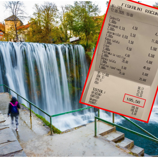 U Splitu, Zadru ili Dubrovniku dvije porcije ribe, teletina ispod peke, dvije salate te alkoholna i bezalkoholna pića u restoranu u pravilu bi lako stajali dvostruko više, osobito u sezoni i na nekoj lokaciji u užem centru grada. Ovdje je obitelj za manje od 54 eura dobila puni ručak uz prekrasan pogled na jezera...