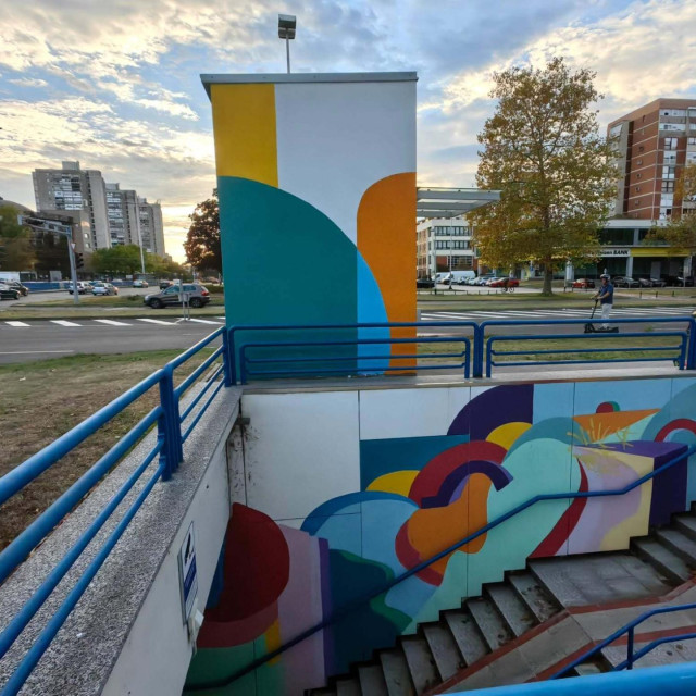 Mural u Novom Zagrebu