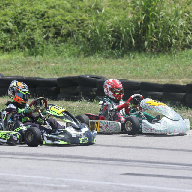 Karting, ilustracija