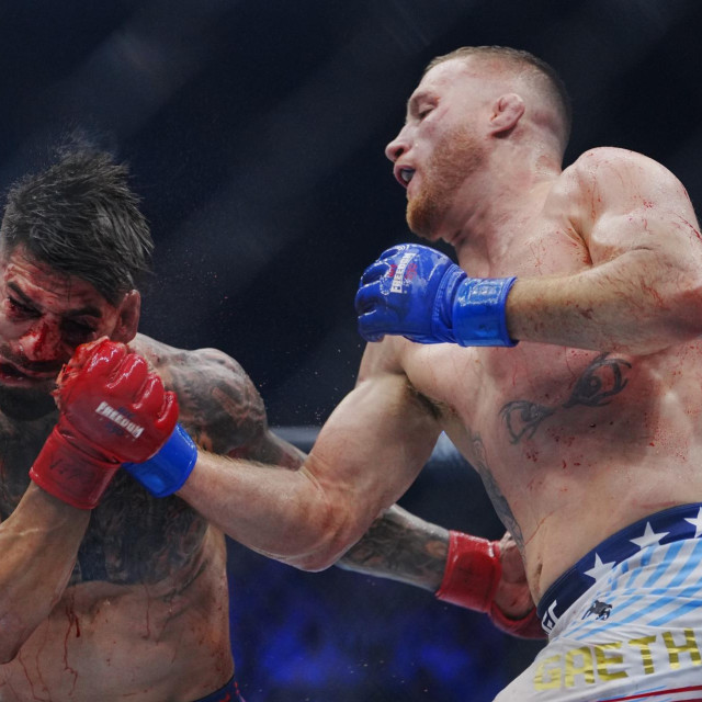 Ilia Topuria (lijevo) vs. Justin Gaethje (desno) | UFC Freedom 250