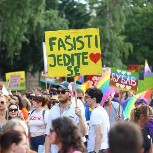 Demonstracije protiv fašizacije društva u Zagrebu