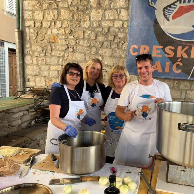 Predstavnici ACI marine Cres na ovogodišnjem Creskom kaiću
