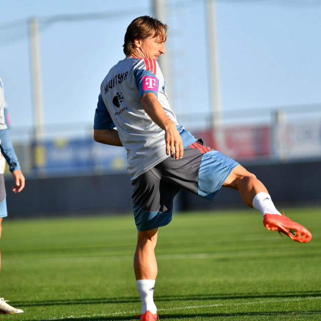 Luka Modrić propustio je posljednji trening reprezentacije u Rijeci.