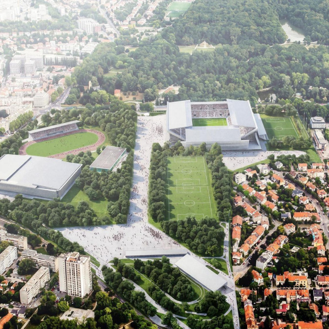 Idejno rješenje stadiona Maksimir