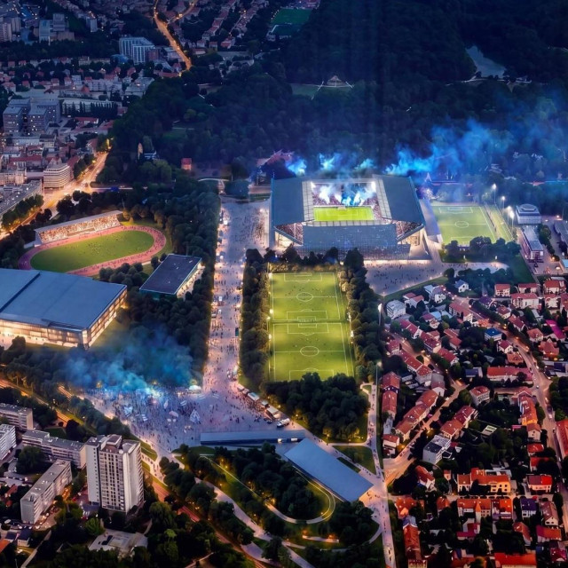 Dvorana za rukomet, futsal, košarku... bit će u jugozapadnom kutu kompleksa, tik do novog atletskog stadiona