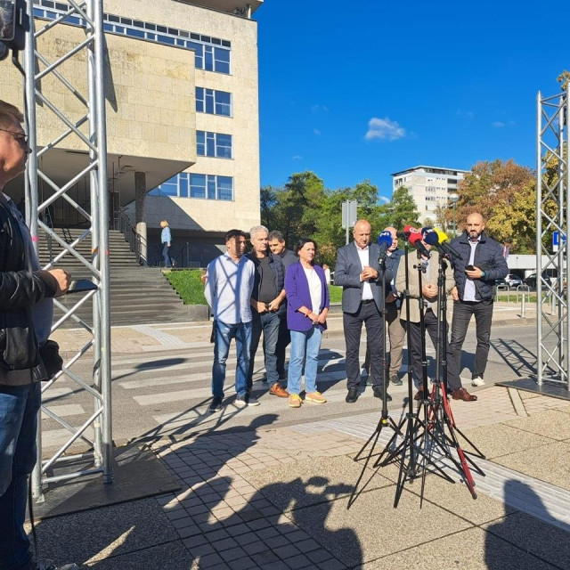 Konferencija za medije povodom najavljenog štrajka radnika zagrebačkog Holdinga i ZET-a