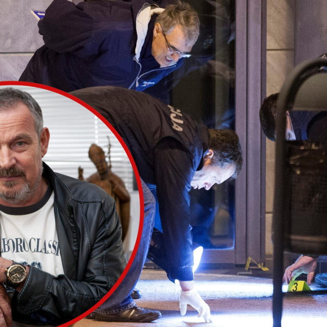 Policijski očevid na mjestu propucavanja Josipa Milavića