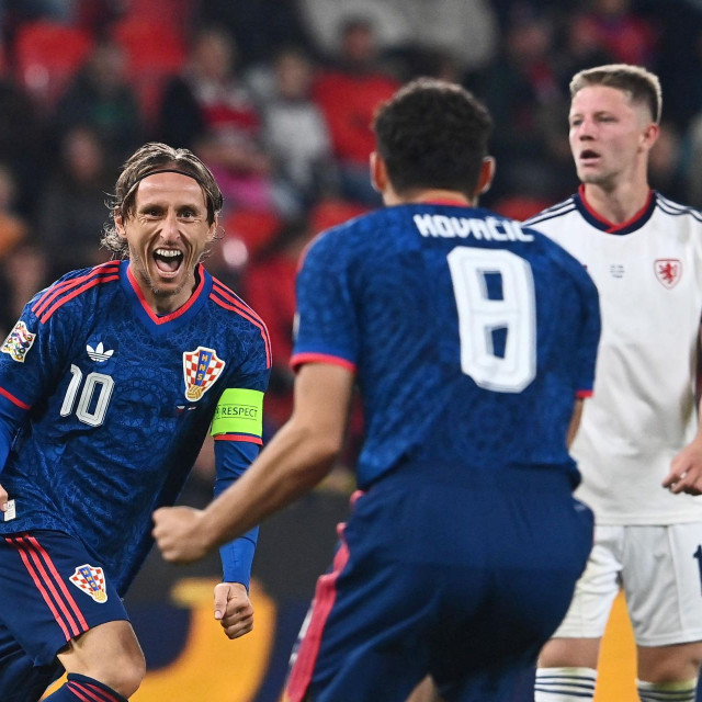 Luka Modrić, Michal Sadilek i Mateo Kovačić