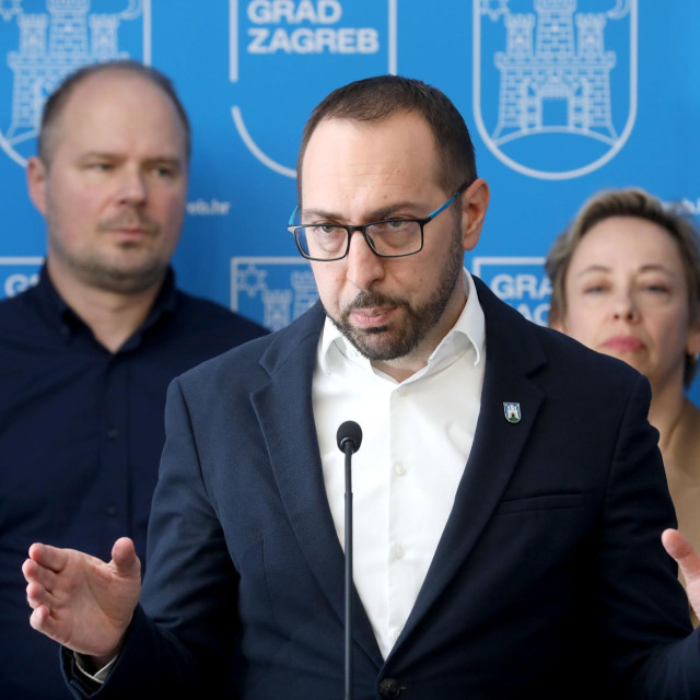 Gradonačelnik Grada Zagreba Tomislav Tomašević