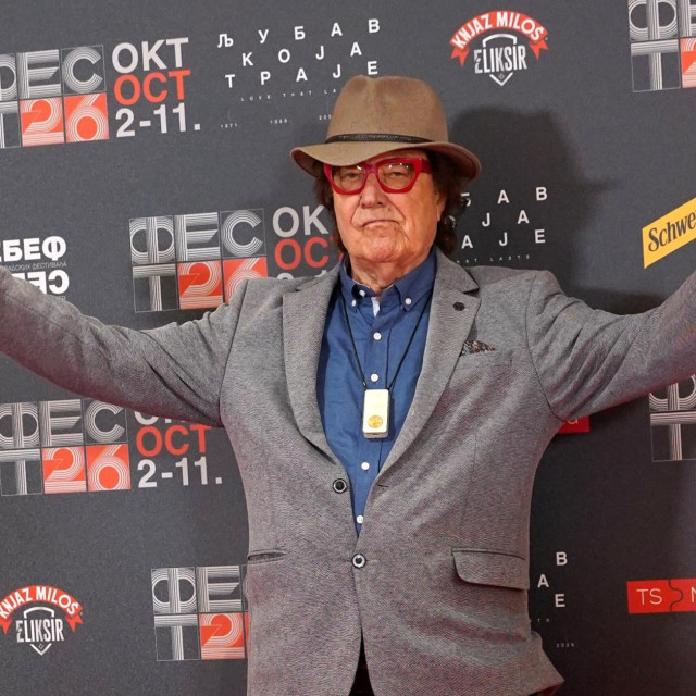 Lordan Zafranović na beogradskoj premijeri svojeg filma ”Zlatni rez ‘42 - Djeca Kozare”