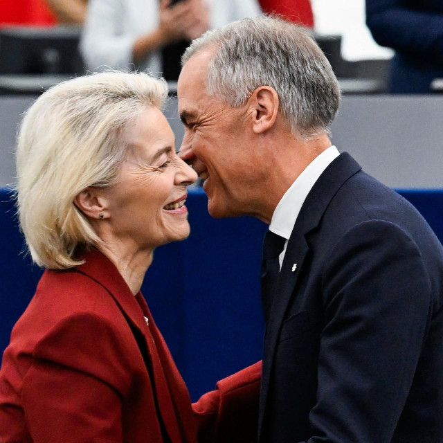 Kanadski premijer Mark Carney i Ursula von der Leyen