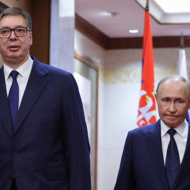Aleksandar Vučić i Vladimir Putin