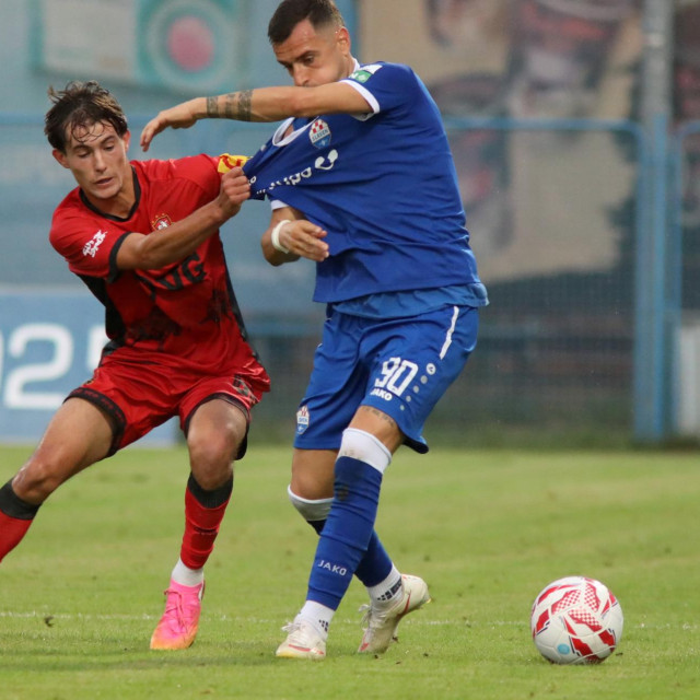 Juraj Frigan (Gorica) i Ilija Nestorovski (Slaven Belupo)