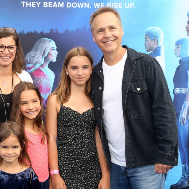 Chad Lowe, Kim Painter, Nixie Lowe, Fiona Lowe i Mabel Lowe