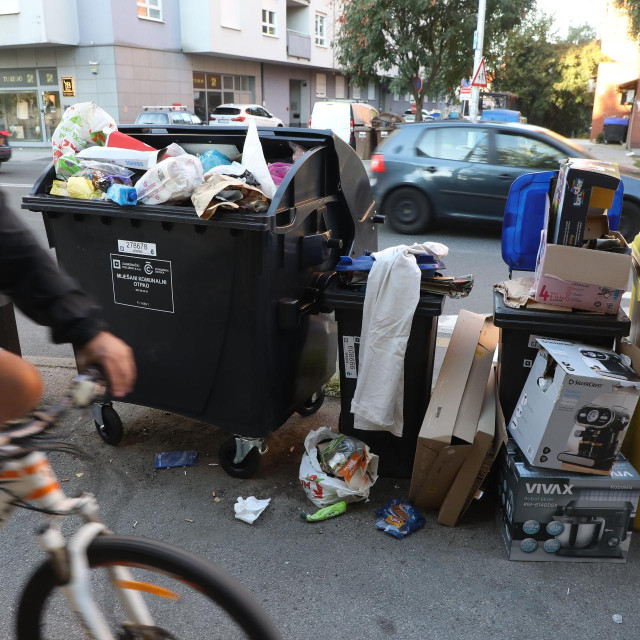 Smeće na ulicama Zagreba