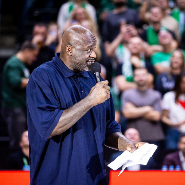 Shaquille O‘Neal na utakmici Žalgiris - Olympiacos (29.9.2026.)