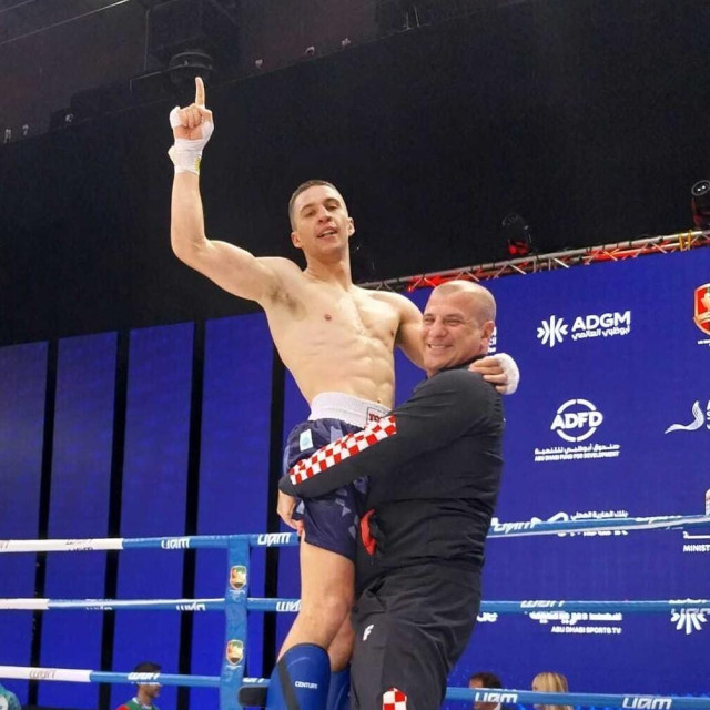 Roko Doždor i trener Marko Žaja