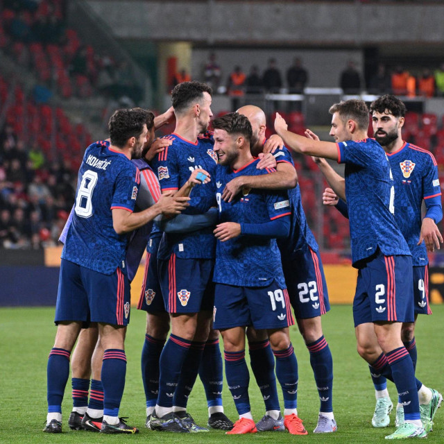 Slavlje hrvatskih reprezentativaca
