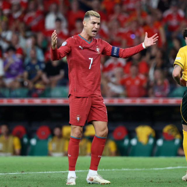 Cristiano Ronaldo na utakmici Portugala i Walesa
