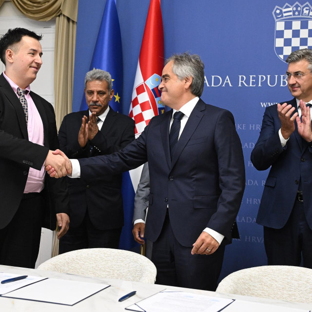 Udai Veer Singh, Damir Lončarić, Kshitiz Ravi Bhasker, Andrej Plenković, Oleg Butković