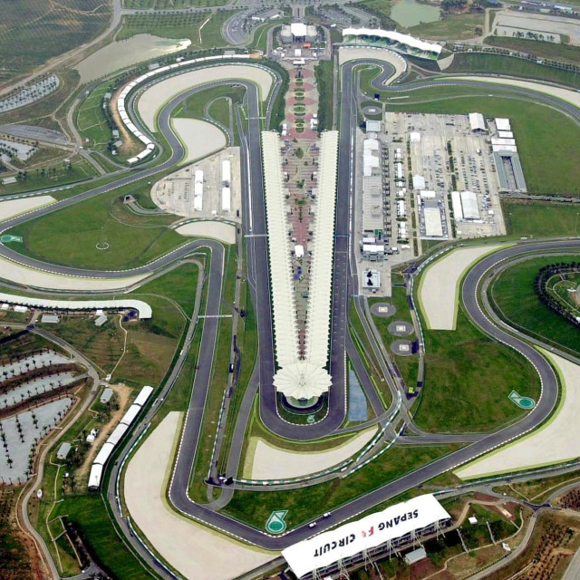 Staza Sepang slikana iz zraka