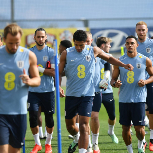 Trening engleske nogometne reprezentacije