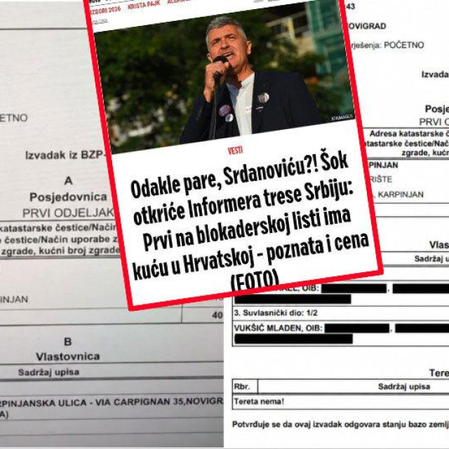 Falsificiranje izvoda iz katastra