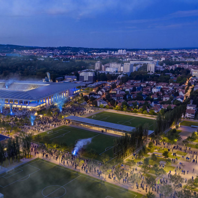 Predloženo rješenje za novi stadion Maksimir