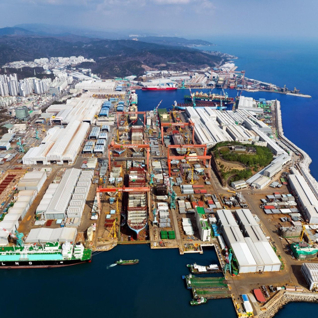 Prizor iz brodogradilišta Hyundai Heavy Industries