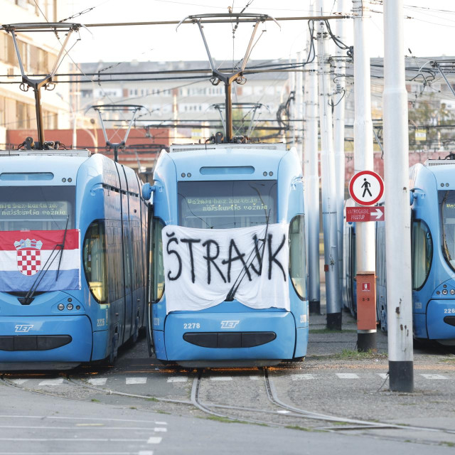Štraj zaposlenika ZET-a