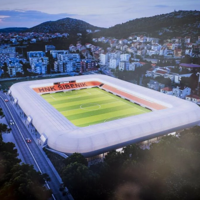 Simulacija novog stadiona na Šubićevcu