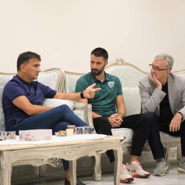 Zlatko Dalić, Krešimir Režić i Branko Ivanković