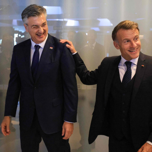 Andrej Plenković, Emmanuel Macron